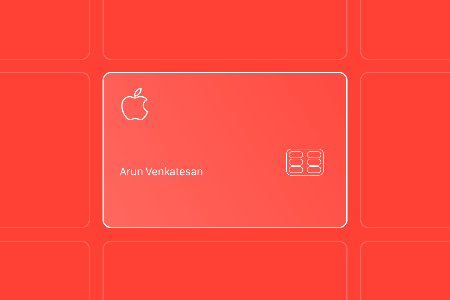 cover image for The design of Apple's credit card