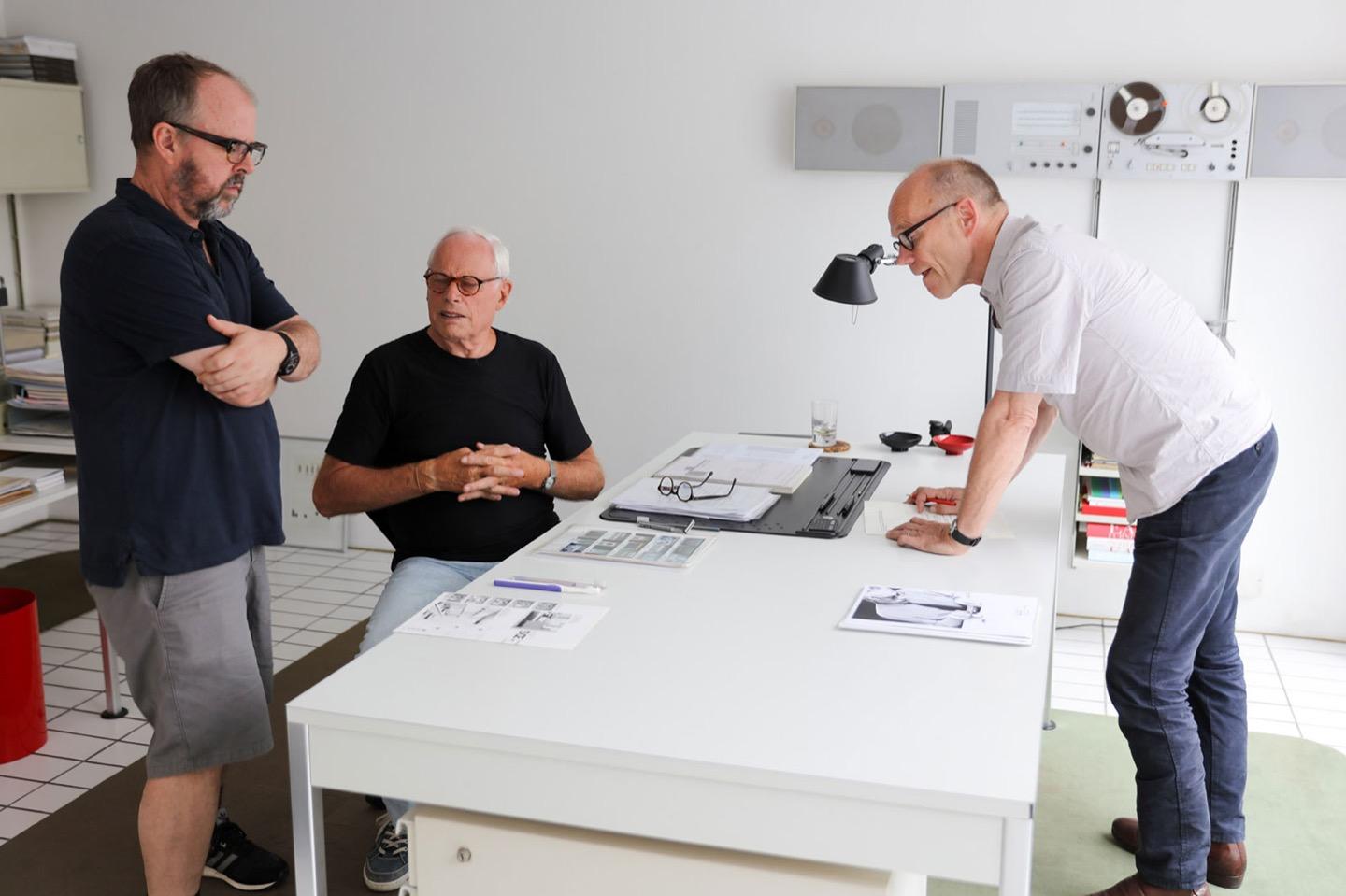 Gary Hustwit, Dieter Rams & Erik Spiekermann Gary Hustwit, Dieter Rams & Erik Spiekermann