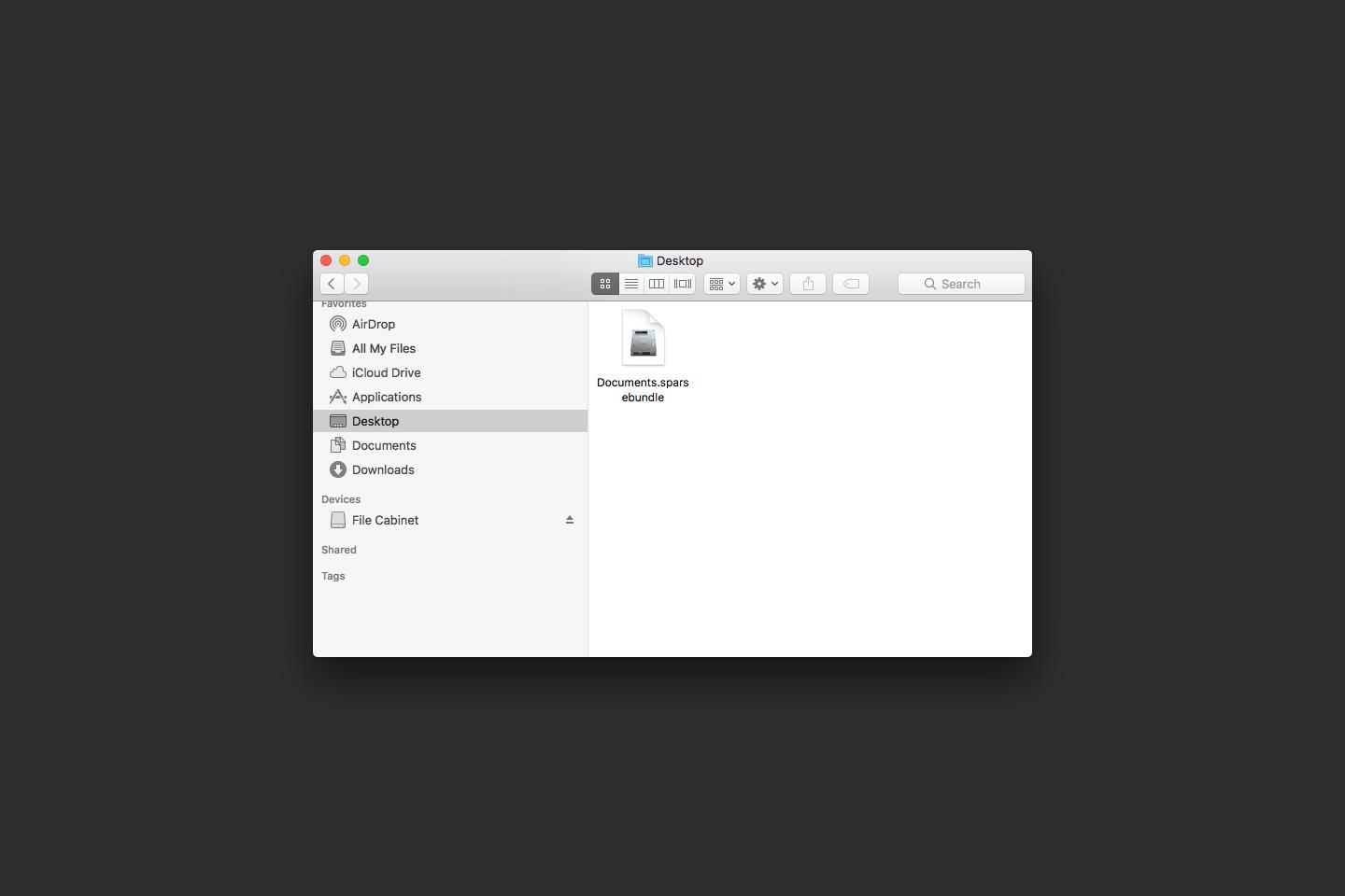sparse bundle file Disk Image sparsebundle file