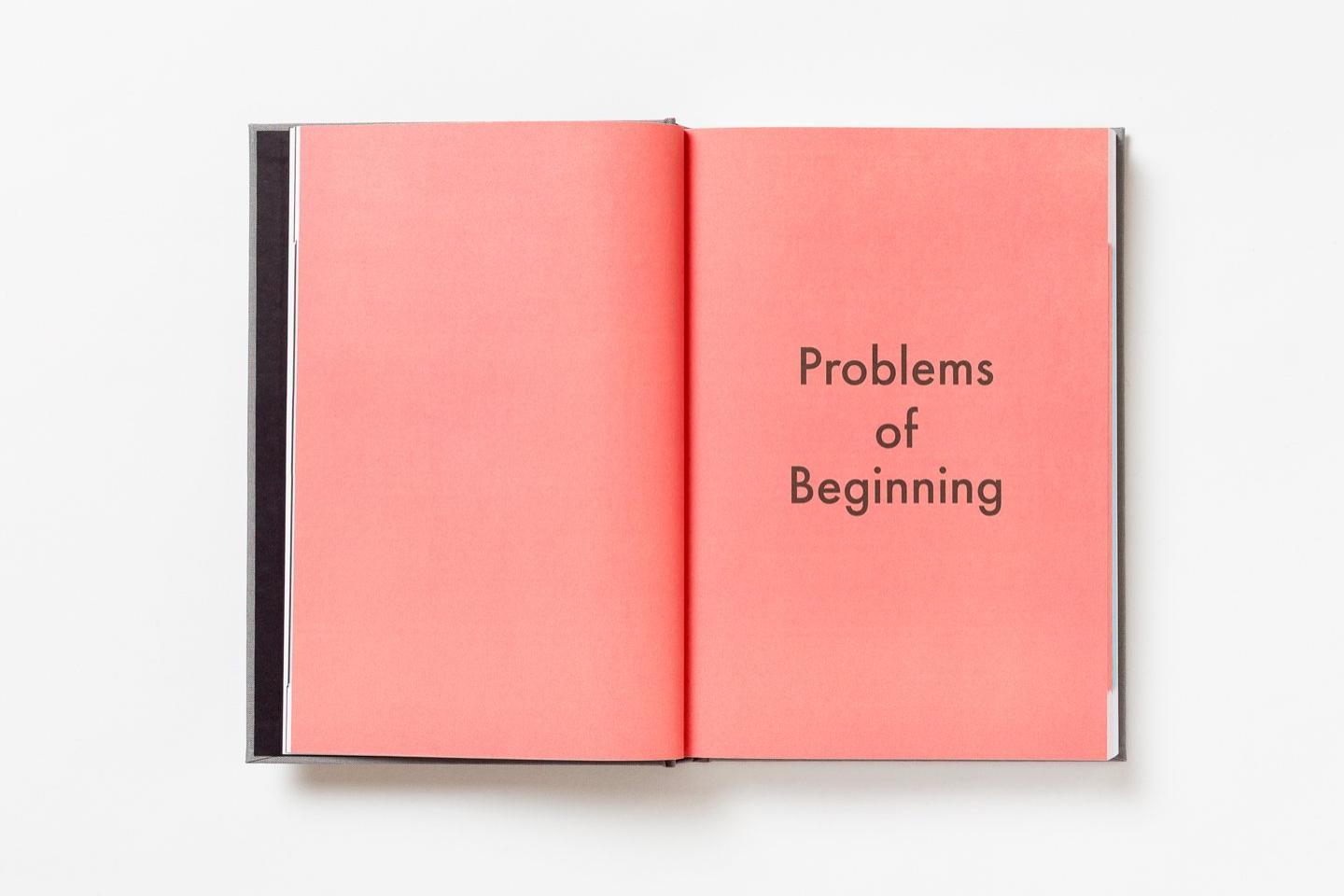 The Problems of Beginning chapter The Problems of Beginning chapter