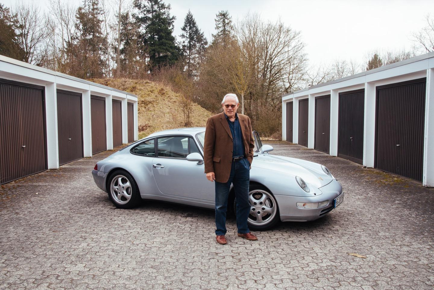 Dieter and his 993 Porsche Dieter and his 993 Porsche
