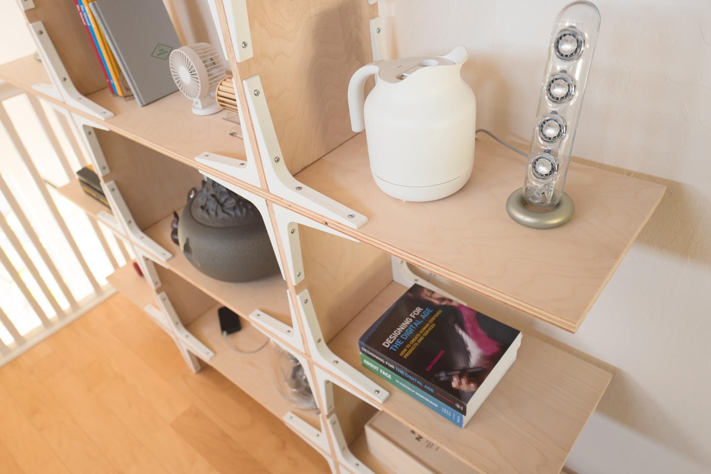 Close up of Modular Shelf close up of modular shelf