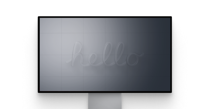 Hello, Liquid Glass Wallpaper