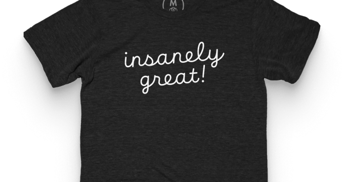 insanely great! shirt