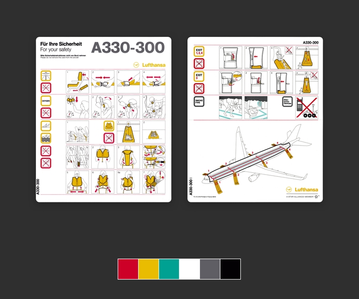 lufthansa color comparison