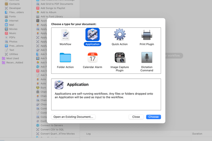 automator new